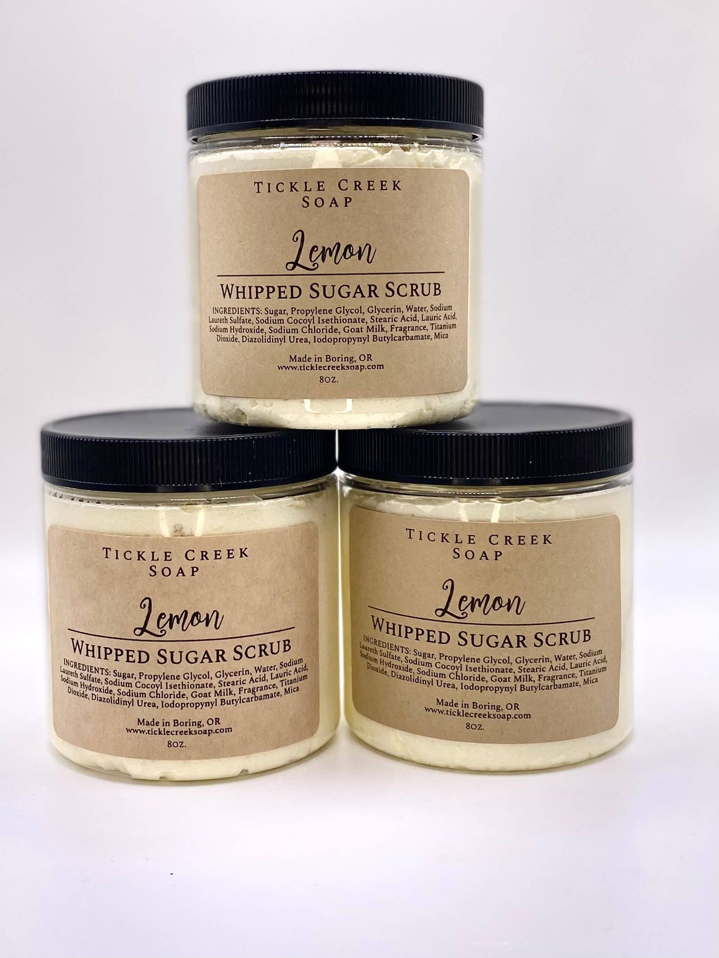 Fresh Lemon Whipped Sugar Scrub