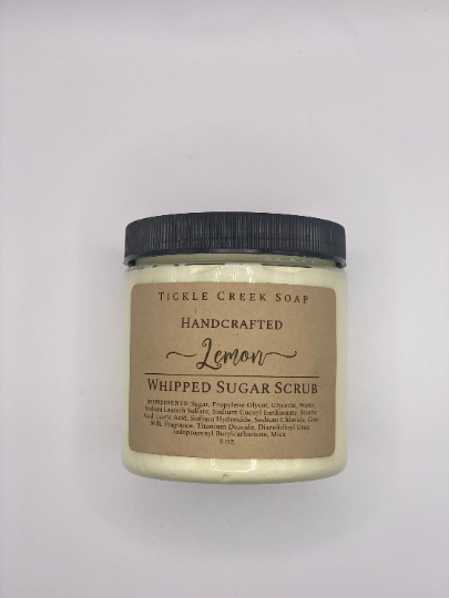 Fresh Lemon Whipped Sugar Scrub