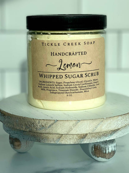 Fresh Lemon Whipped Sugar Scrub