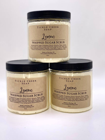 Fresh Lemon Whipped Sugar Scrub