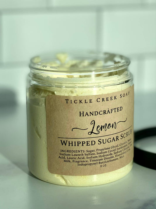 Fresh Lemon Whipped Sugar Scrub