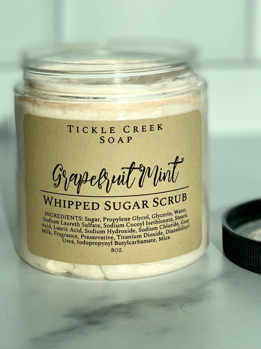 Grapefruit Mint Whipped Sugar Scrub