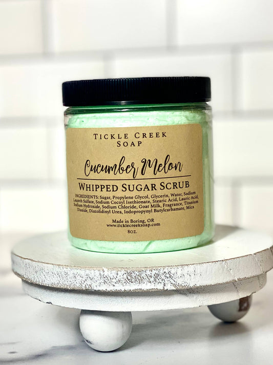 Cucumber Melon Whipped Sugar Scrub